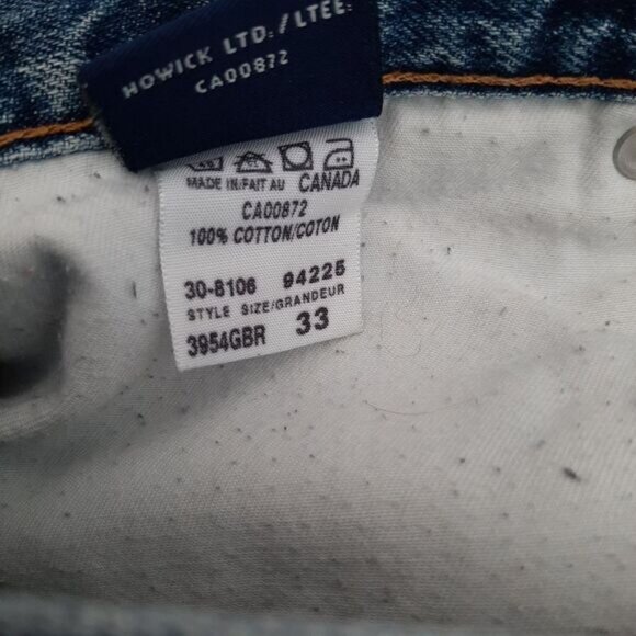 Vintage IKEDA High Rise Mom Blue Jean Sz 33 - Picture 10 of 11